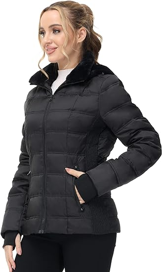 Women Warm Winter Down Puffer Jacket - Image 6