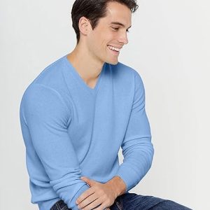 Pure cashmere classic long sleeved pullover