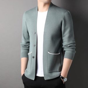 Men Sweater Casual Coats Jacket Mens Clothing