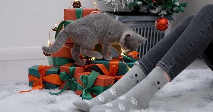 Women Cat Socks Cat Gifts Cute Animal Socks Dog Owl Gifts - Image 2