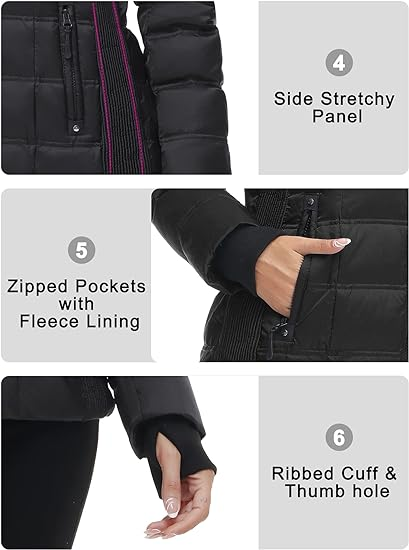Women Warm Winter Down Puffer Jacket - Image 2
